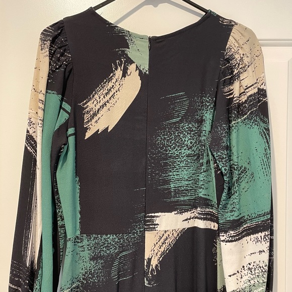 Rachel Pally Green and Black design Midi dress - Picture 5 of 9